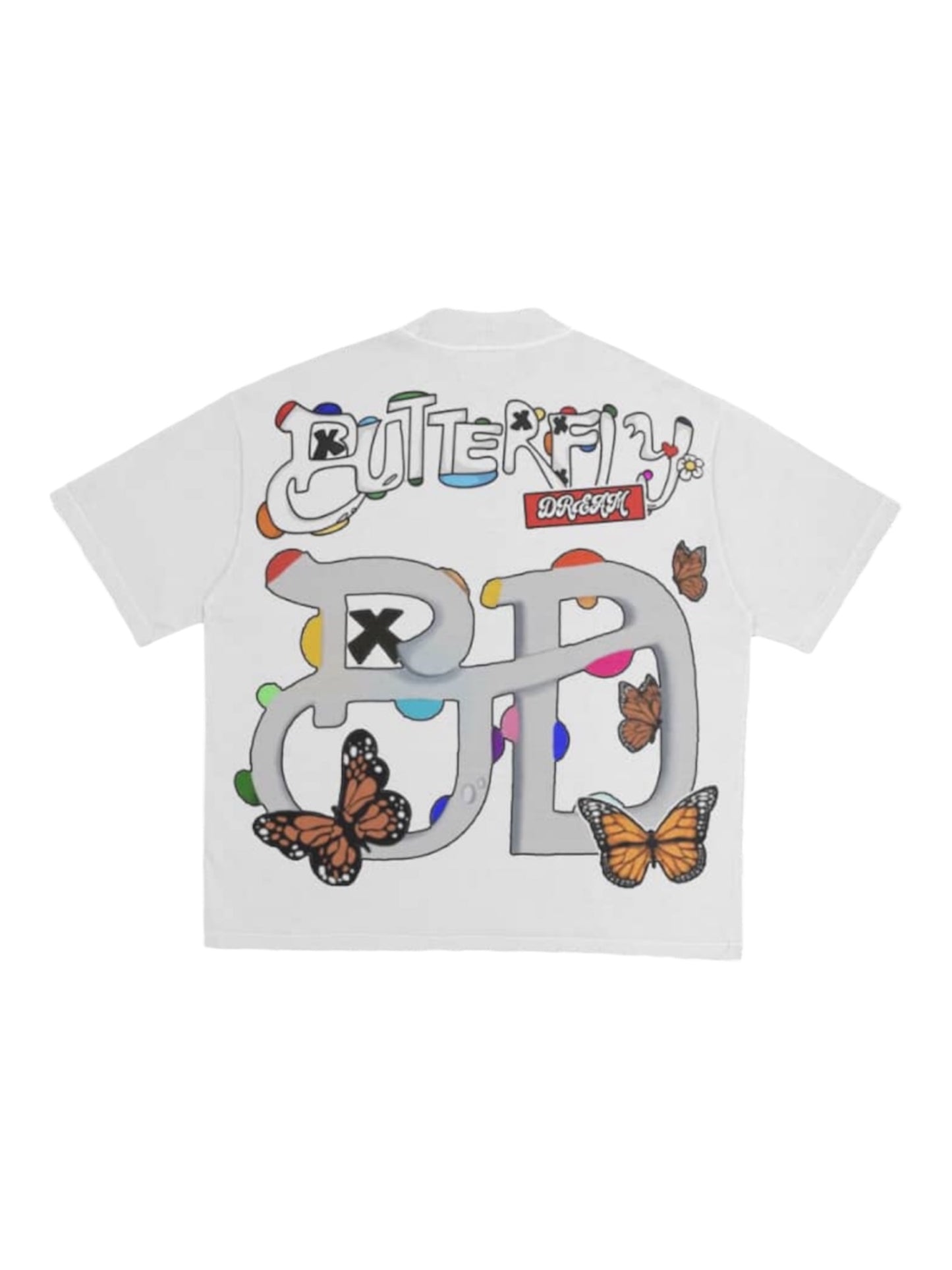 Butterfly Dream Light Grey Tee